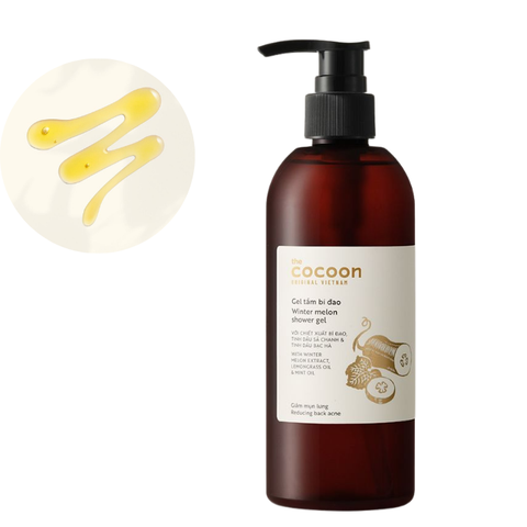 Gel tắm bí đao trị mụn lưng Cocoon 310ml