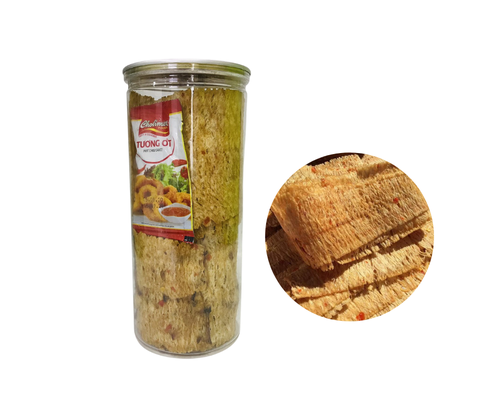 Khô mực cán tẩm gia vị hũ 250gr