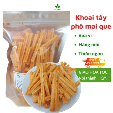 Khoai tây phô mai que bim bim snack ăn vặt An Nhiên gói 250gr