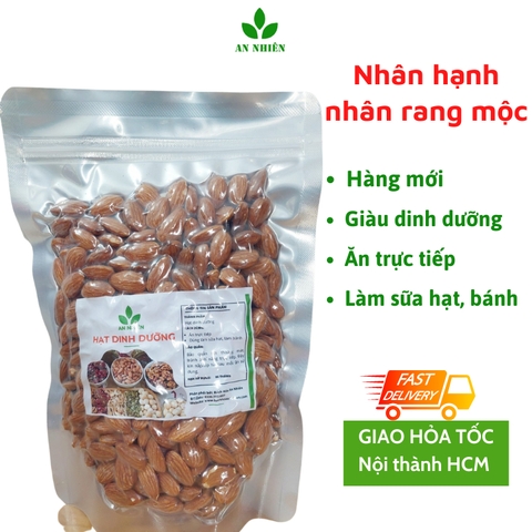 Nhân hạnh nhân sấy mộc hạt dinh dưỡng An Nhiên