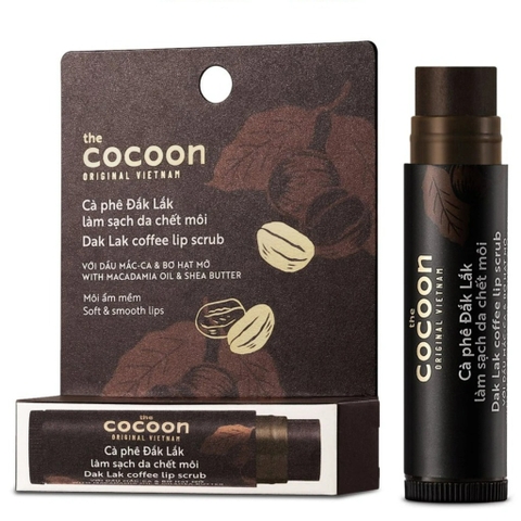 Tẩy da chết môi Cocoon, tẩy tế bào chết môi từ cà phê Đắk Lắk dưỡng môi ẩm mềm 5g