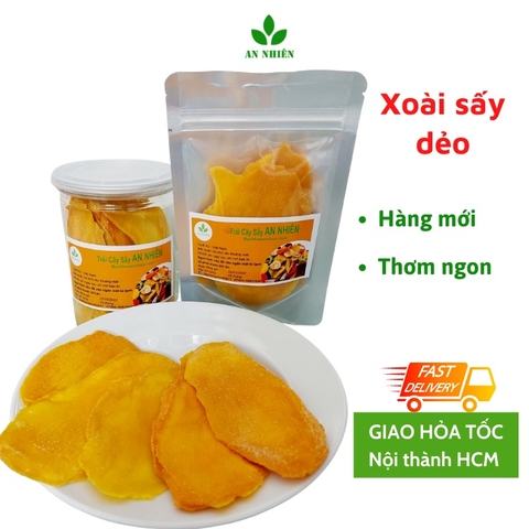 Xoài sấy dẻo - trái cây sấy dẻo An Nhiên