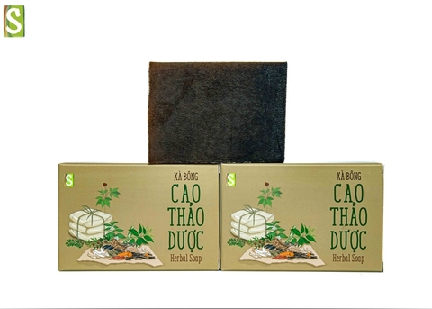 Xà bông sinh dược cao thảo dược herbal soap HTX Sinh Dược 110g – 55g