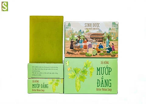 Xà bông sinh dược mướp đắng HTX Sinh Dược 110g – 55g