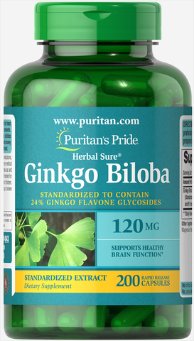 Viên Uống Bổ Não Puritan's Pride Ginkgo Bibola 120mg 200v