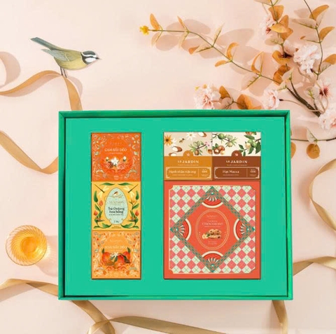 Hộp Quà Tết Ngựa Vàng Đưa Lộc 1