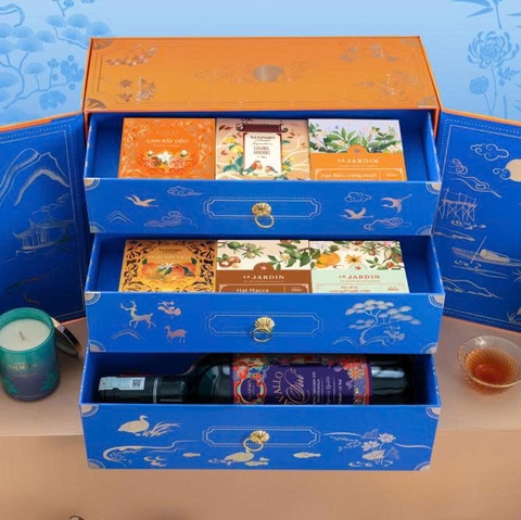 Hộp Quà Tết Non Xanh Nước Biếc 3