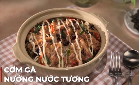 Từ má đùi gà, món ngon CƠM GÀ NƯỚNG NƯỚC TƯƠNG