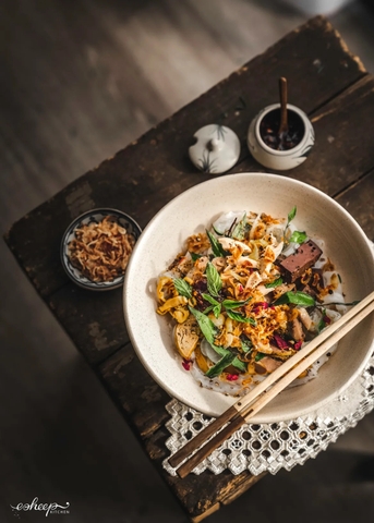 Bánh ướt lòng gà siêu ngon