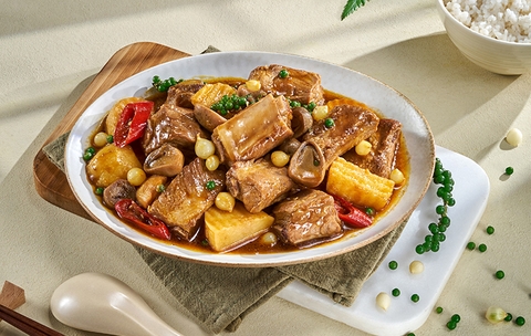 SƯỜN KHO KHOAI TÂY