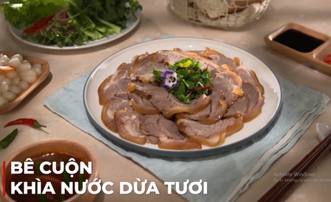 BÊ CUỘN KHÌA NƯỚC DỪA TƯƠI