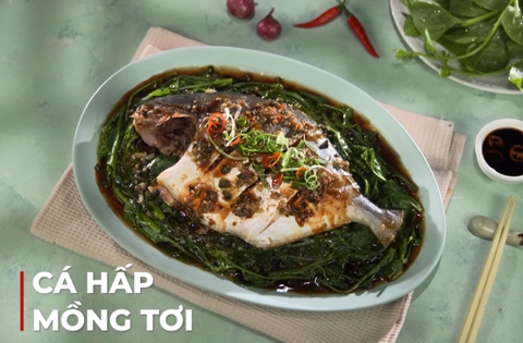 CÁ CHIM HẤP MỒNG TƠI NGON BẮT CƠM