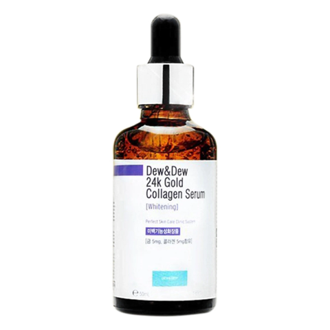 Tinh Chất Serum Làm Trắng Da Dew&Dew 24k Gold Collagen Serum Whitening - DEW&DEW01 - 50ml