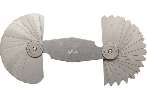 Dưỡng Đo Bán Kính 186-107 (15.5-25mm/30 lá)
