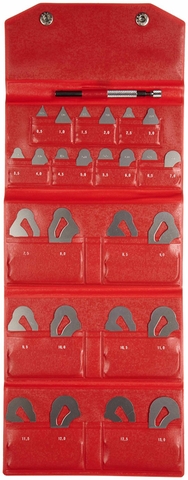 Dưỡng Đo Bán Kính 186-902 (0.5-13mm/26 lá)