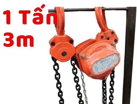 Pa Lăng Xích Kéo Tay Nitto 1 Tấn 3 Mét