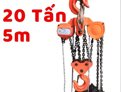 Pa Lăng Xích Kéo Tay Nitto 20 Tấn 5 Mét