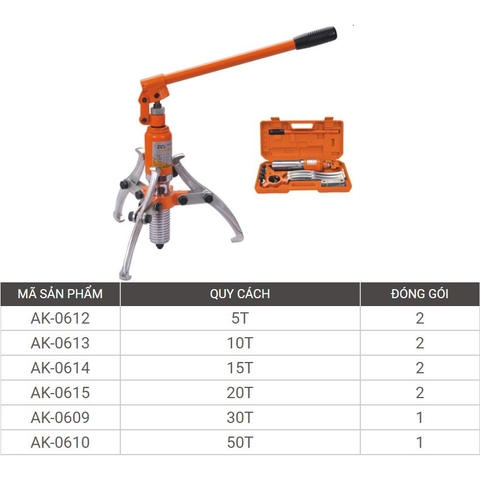 Cảo Thủy Lực 3 Chấu Asaki