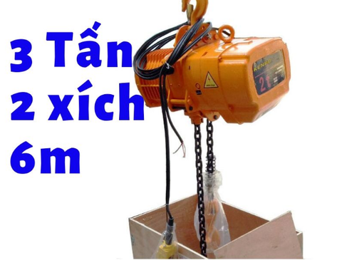 Pa Lăng Xích Điện KENBO Cao Cấp Cố Định KKBB03-02 3Tấn 2 Đường Xích