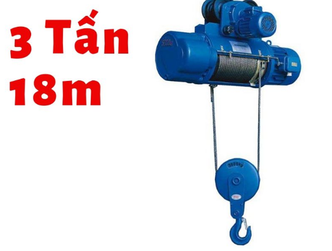Pa Lăng Cáp Điện 3 Tấn 18 Mét KENBO CD1