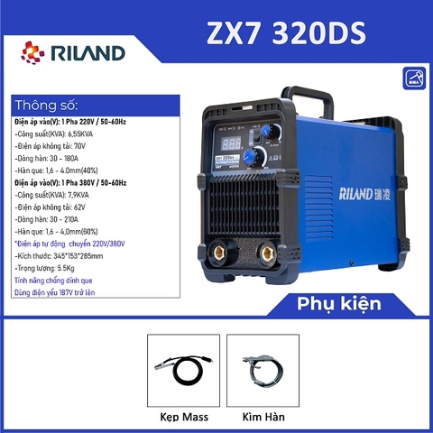 Máy hàn que điện tử RILAND ZX7-320DS