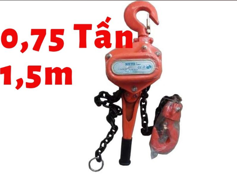Pa Lăng Xích Lắc Tay NITTO 0.75T 1.5M