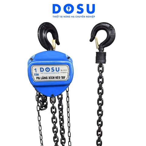 Pa lăng xích kéo tay DOSU 1.5T-2.5M 1.5 tấn 2.5m