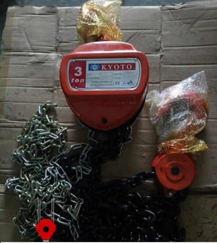 Pa lăng xích kéo tay Kyoto 5 Mét 3 Tấn