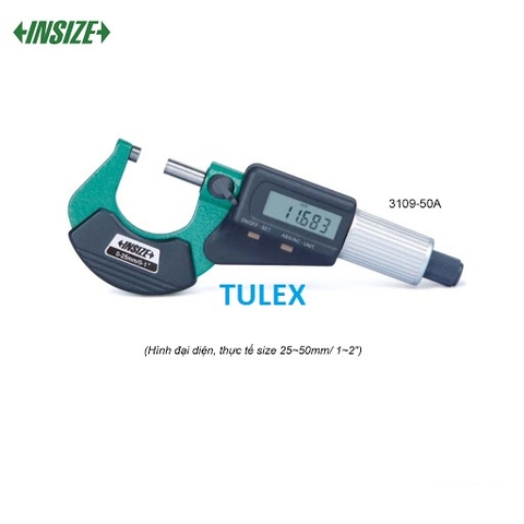 Panme Đo Ngoài Điện Tử INSIZE 3109-50A ( 25-50mm/0.001 )
