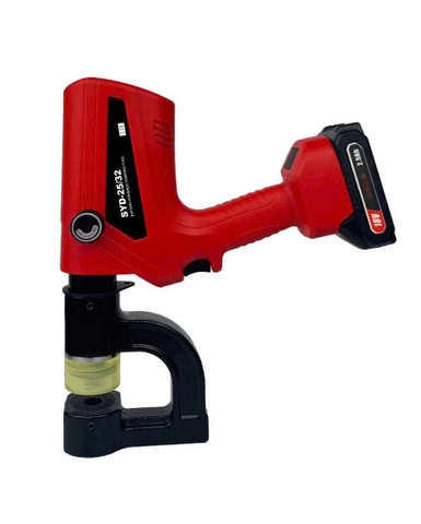 Máy Đột Lỗ Tôn Máng Cáp Thủy Lực Dùng Pin SYD-32