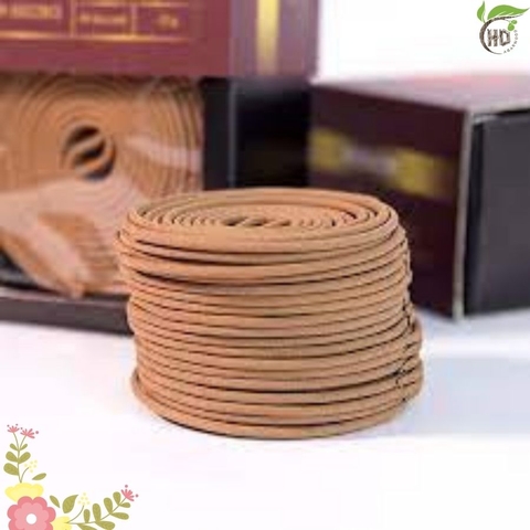 NHANG VÒNG TRẦM HƯƠNG - 1 VÒNG CHÁY 12H (HỘP 10 KHOANH)