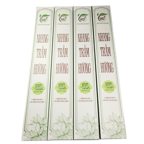 NHANG CÂY TRẦM HƯƠNG CAO CẤP DÀI 40CM- HỘP 200 GRAM -150 CÂY