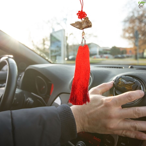 DÂY TREO XE Ô TÔ TRẦM HƯƠNG TỰ NHIÊN  DT-002