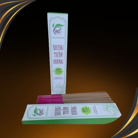 NHANG TRẦM HƯƠNG DÀI 40 CM HỘP 100 GRAM - 80 CÂY