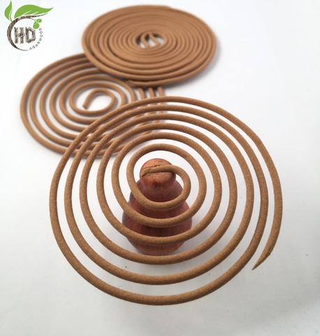 NHANG VÒNG TRẦM HƯƠNG - 1 VÒNG CHÁY 12H (HỘP 10 KHOANH)