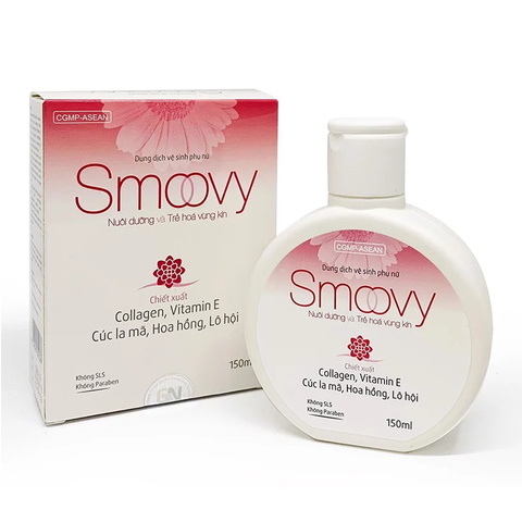 Dung dịch vệ sinh Smoovy - Nuôi dưỡng và trẻ hoá da vùng kín.