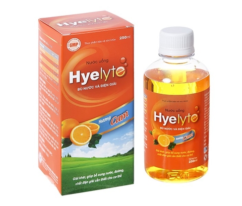 Hyelyte chai 250ml vị cam