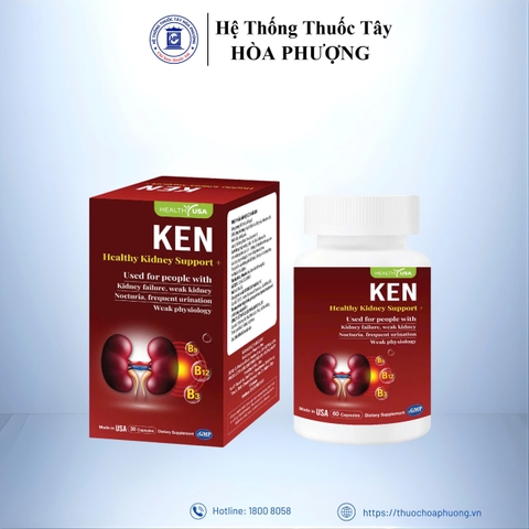 Viên uống KEN Healthy USA bổ thận, hỗ trợ giảm tiểu đêm