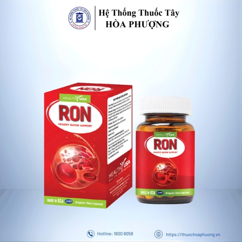 Viên Uống RON Healthy USA Bổ Máu, Hỗ Trợ Tăng Cường Tạo Máu (30 Viên)