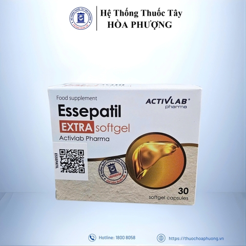 Viên uống bổ gan ESSEPATIL EXTRA SOFTGEL - Hộp 30 viên