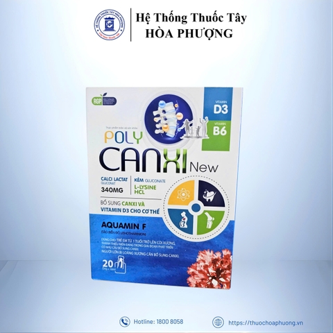 POLY CANXI NEW - HỘP 20 ỐNG X 10ML