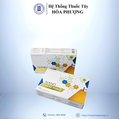 Nano Canxi Fishell- Hộp 30 viên