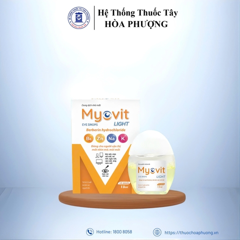 Dung dịch nhỏ mắt MYOVIT LIGHT -cho trẻ từ 2 tuổi trở lên(Lọ 13ml)