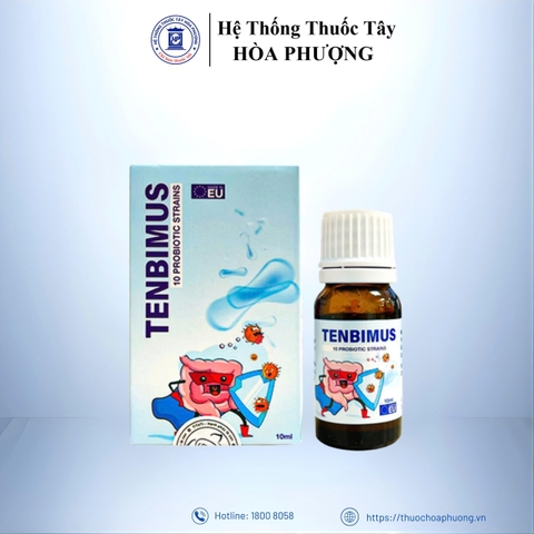 Tenbimus – Men vi sinh 10 chủng hỗ trợ cải thiện hệ vi sinh đường ruột cho bé