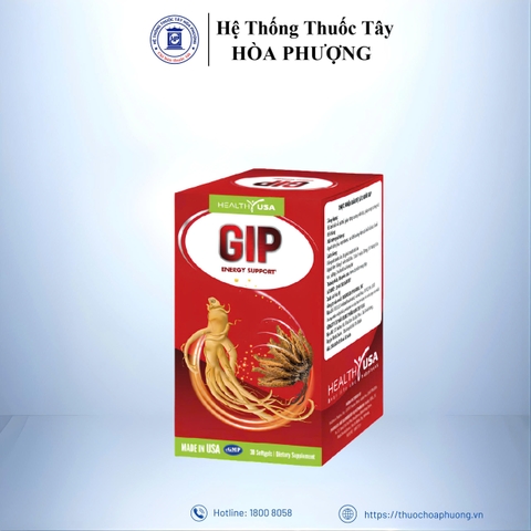 Viên uống GIP Healthy USA bồi bổ cơ thể, tăng cường sinh lực và đề kháng (Hộp 60 viên)
