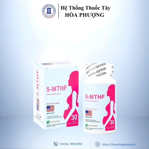 Viên uống 5-MTHF – Bổ sung Folate thế hệ mới cho thai kỳ trọn vẹn