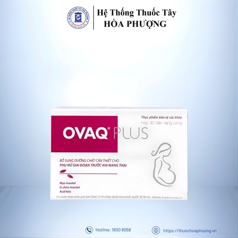 OVAQ Plus, Bổ Sung Vitamin Tổng Hợp Cho Phụ Nữ Chuẩn Bị Mang Thai (Hộp 30 Viên)