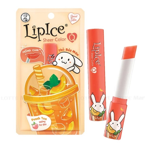 Son Lipice màu hồng cam-hương trà đào