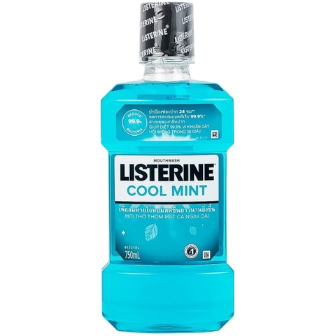 Nước súc miệng Listerine Cool Mint chai 750ml