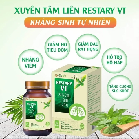 Bổ phổi VT Xuyên Tâm Liên- Vạn Tam lọ 30 viên